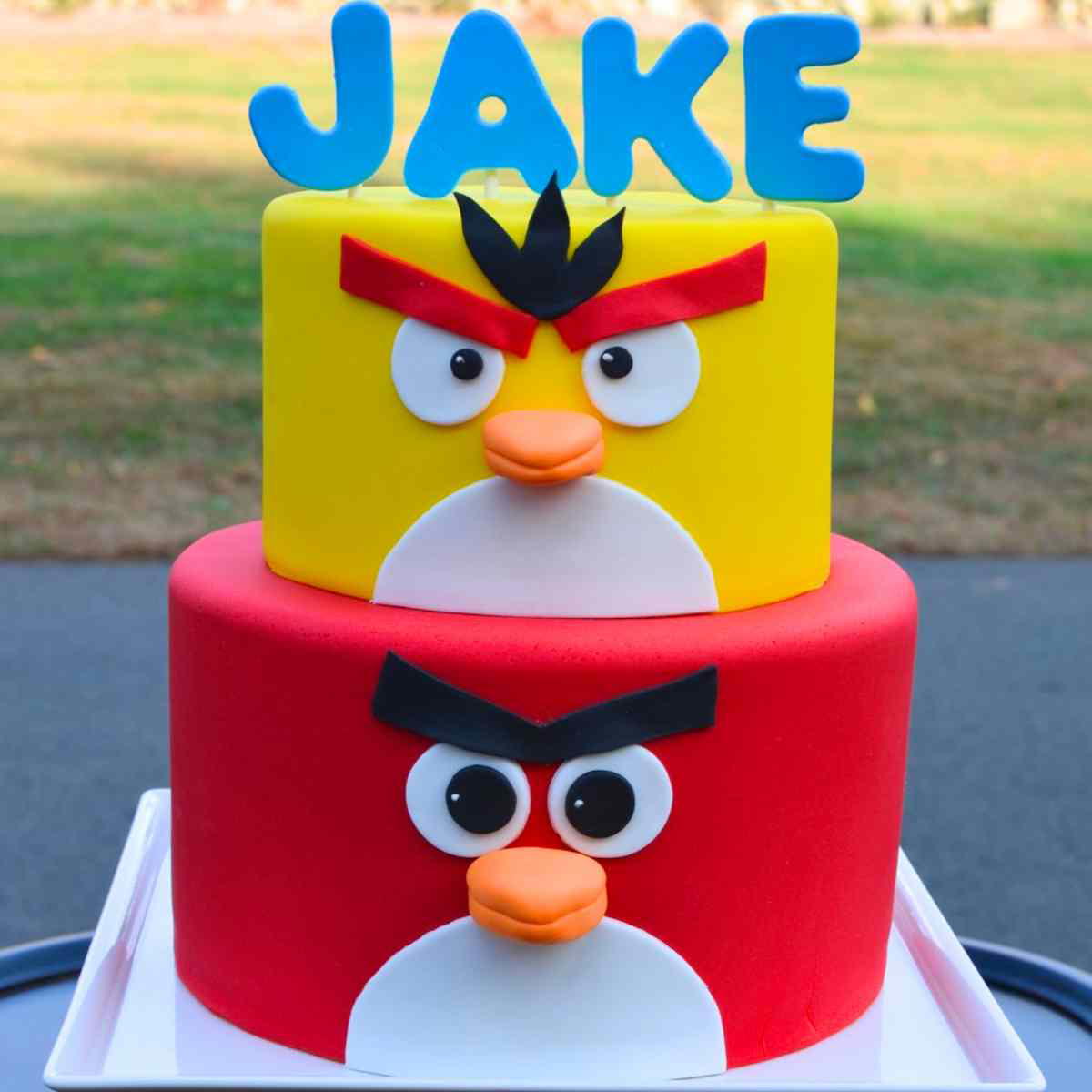 angry birds cakes ideas angry bird cake idea
