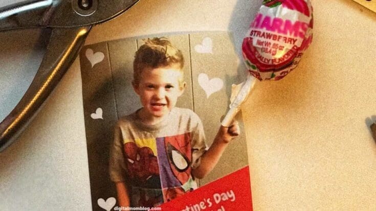valentines day photo card template free candy