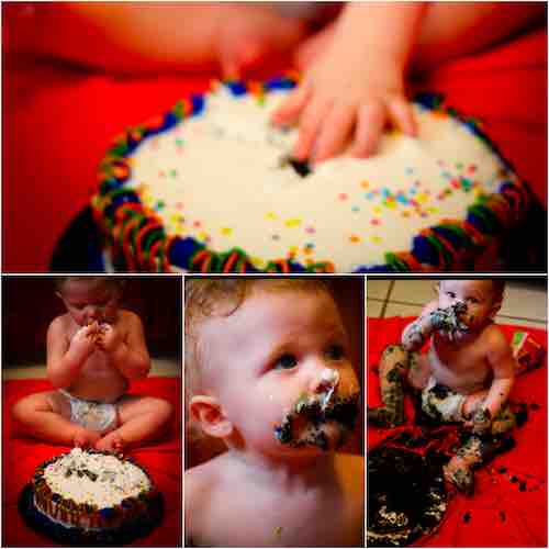 zeke smash cake 1 zeke first birthday smash cake