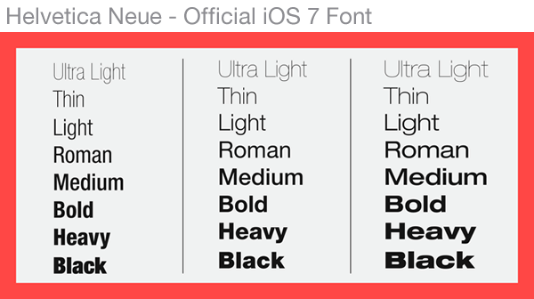 helvetica neue