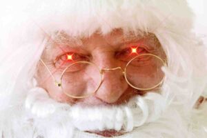 feature image for scary santa photos