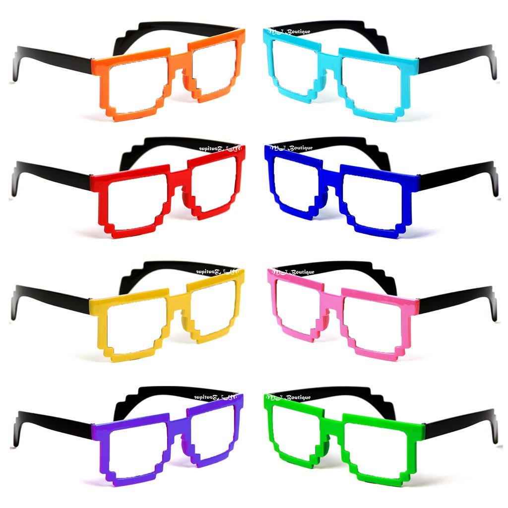 minecraft pixel glasses party favors minecraft pixel glasses party favors
