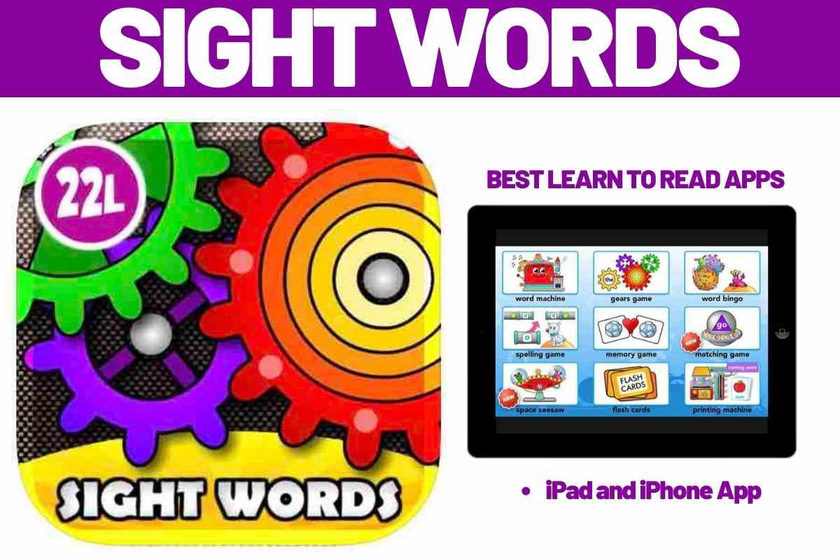 learn to read sight words app learn to read sight words app