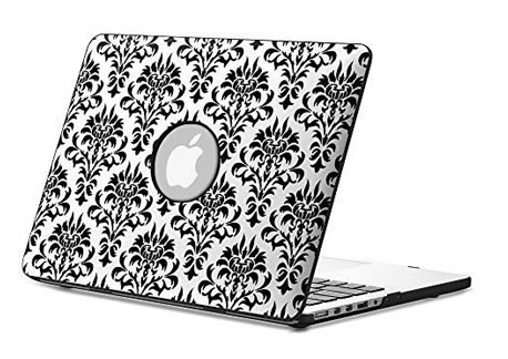Black and White Macbook Pro Case damsack case