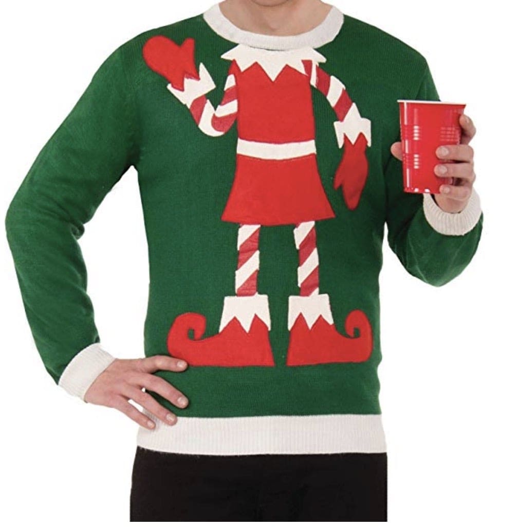Elf costume shirt elf-ugly-christmas-sweater