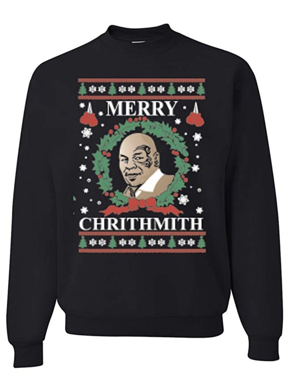 Mike Tyson Funny Christmas Sweater mike-tyson-ugly-christmas-sweater