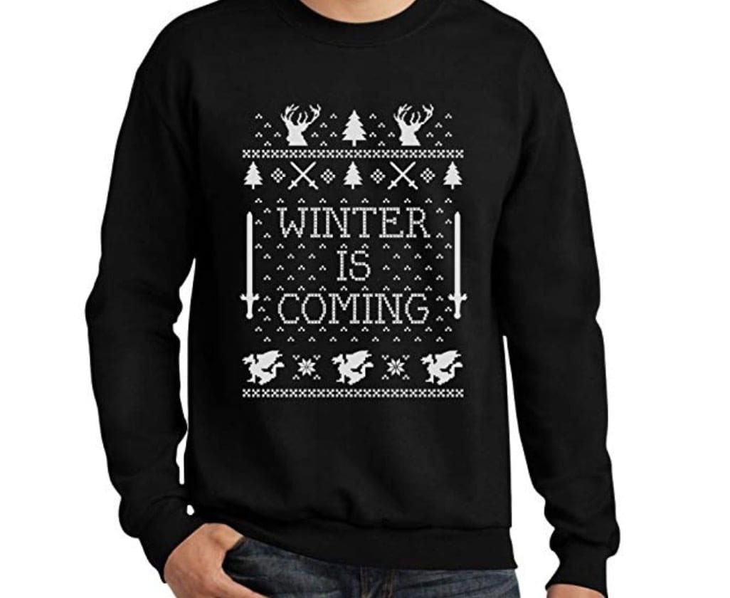 game of thrones sweater winter-is-coming-christmas-sweater