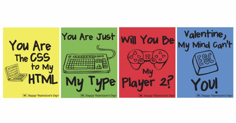nerdvalentinesprintables
