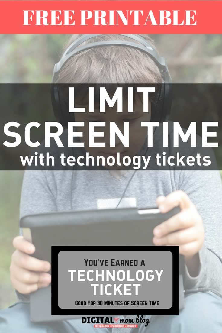 limiting screen time Limit Screen Time with Technology Tickets