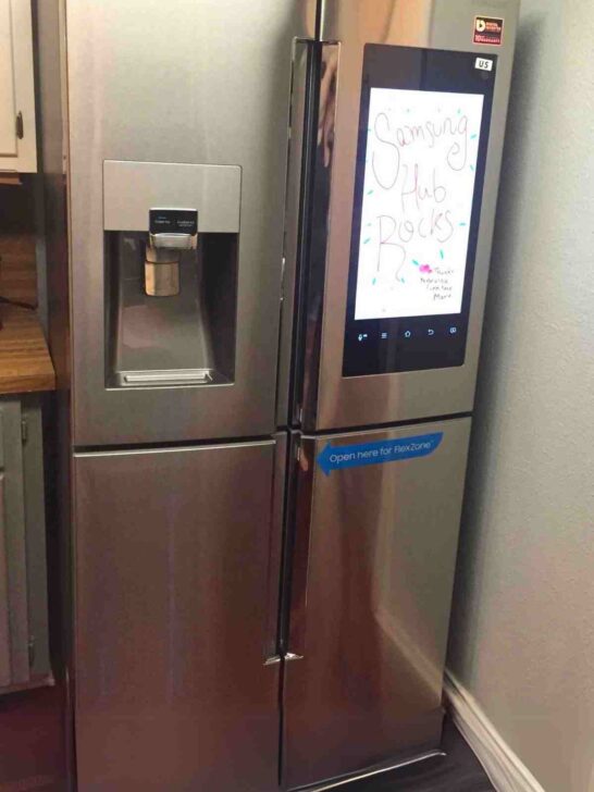 samsung hub refrigerator review samsung hub refrigerator brand new technology for kitchen refrigeration. Samsung refrigerator includes a touch screen in stainless steel.