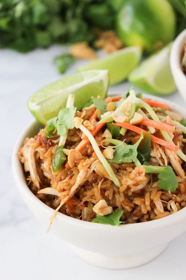 IP Thai Chicken Rice Bowl instant pot thai chicken