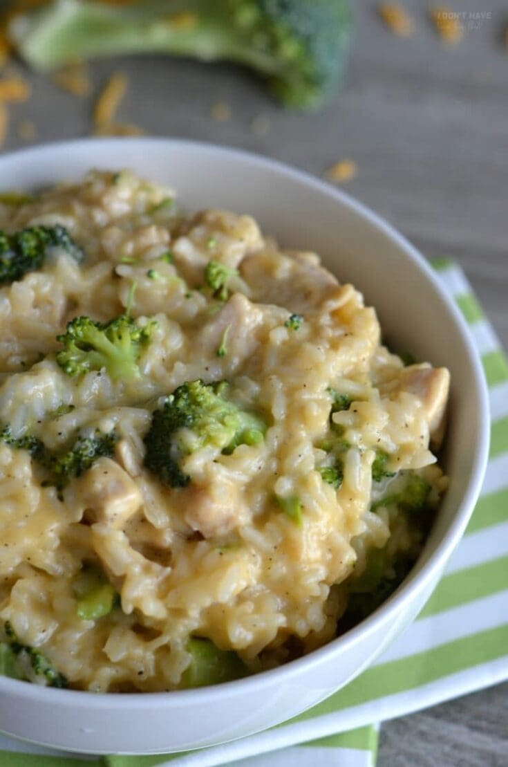 instant pot chicken broccoli rice