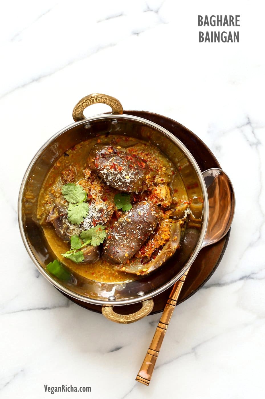 instant pot indian recipes eggplant A fancy bowl of Baghare Baingan, starring eggplants doing their best impression of a Bollywood dance party in a spicy, coconut-rich curry—complete with a cilantro garnish that thinks it's the star of the show.