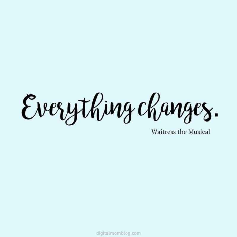 waitress quotes 3 quote from waitress musical everything changes