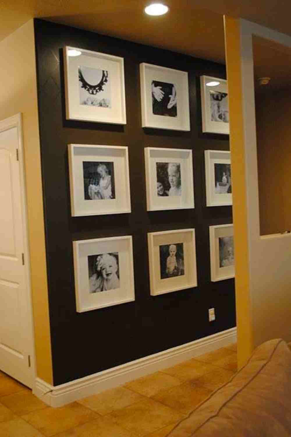 living room photo wall idea living room photo wall idea