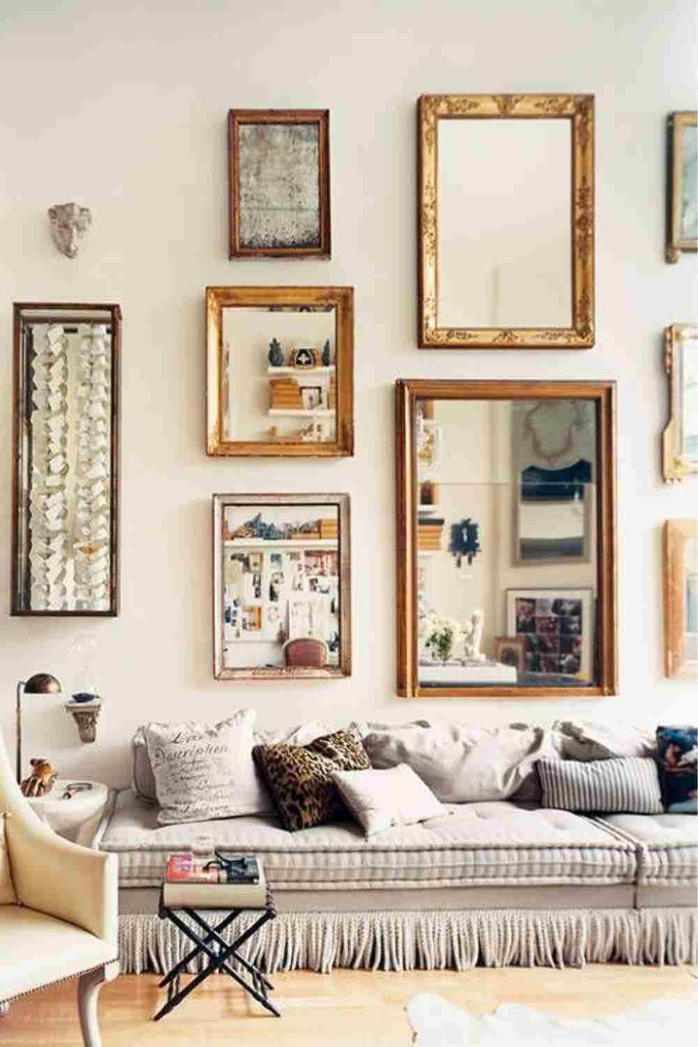 mirror collage wall mirror collage wall