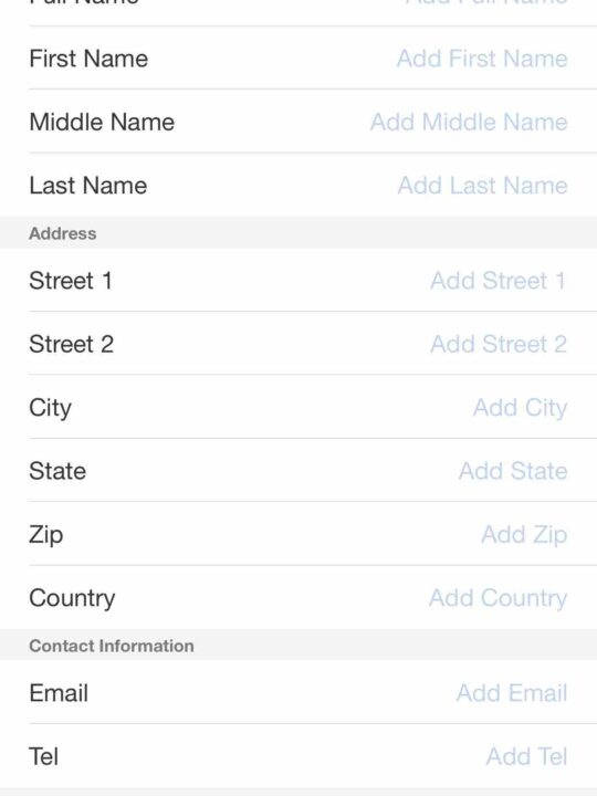 form app profile adobe form app