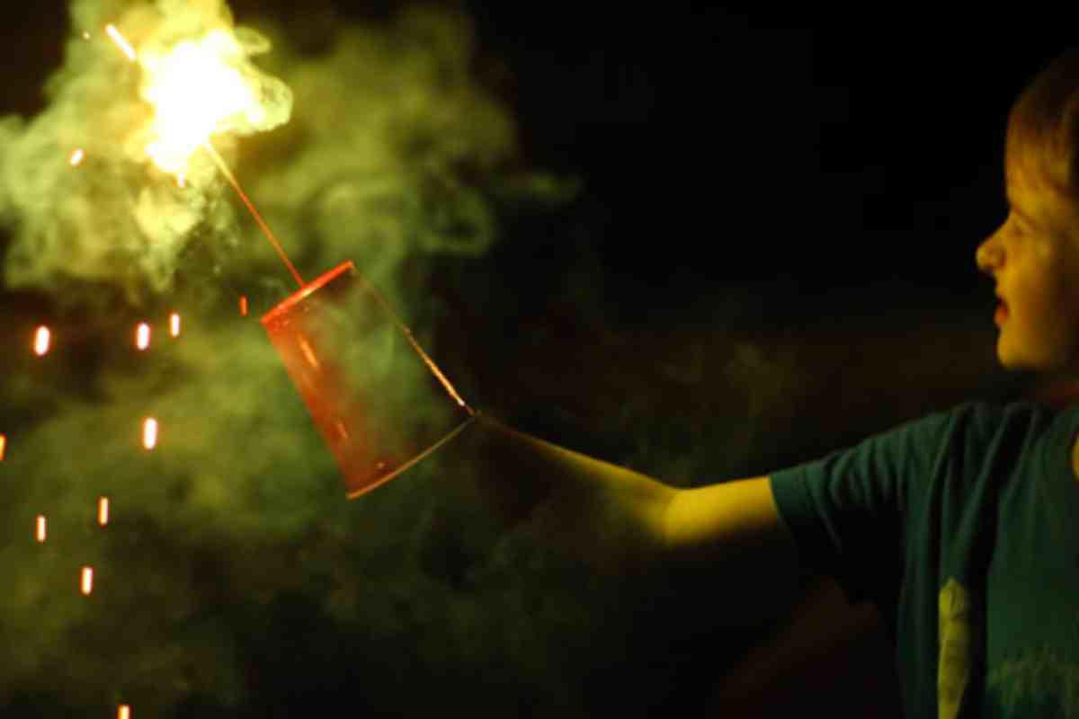 sparklers safety tip for kids using a plastic cup is a great sparklers safety tip for kids