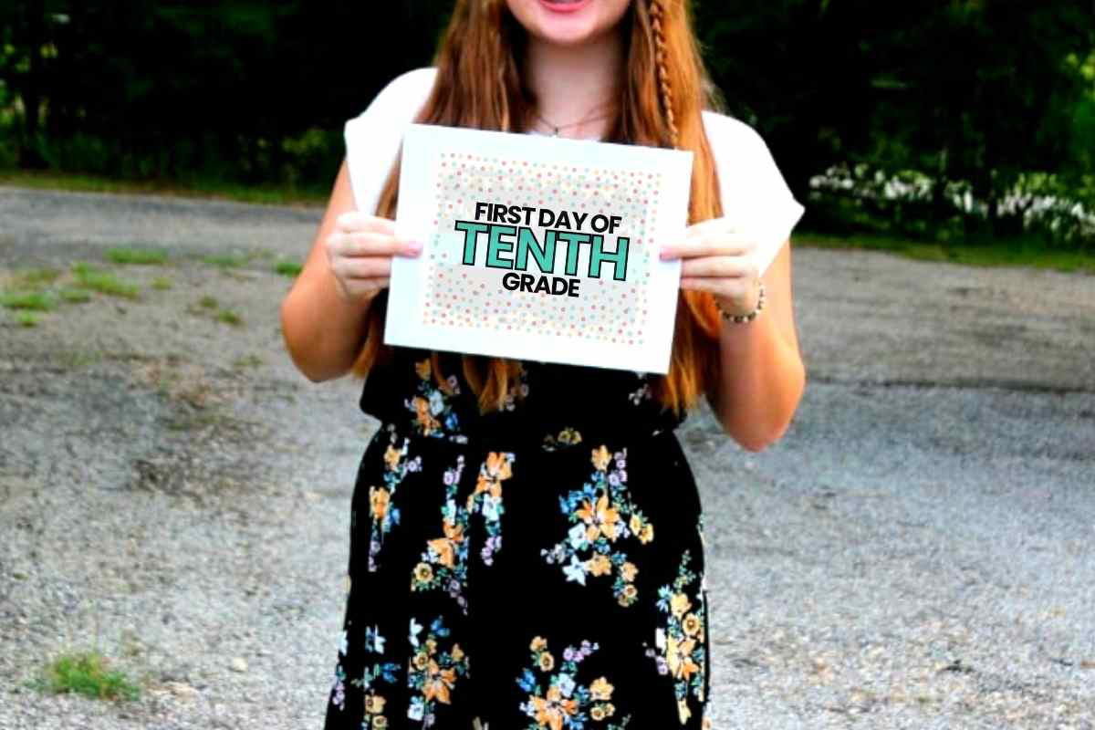 first day of school sign printable 10th first day of school sign printable 10th