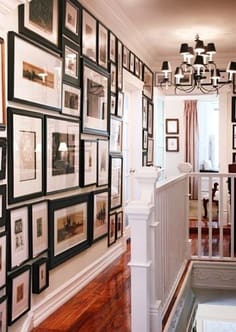 hallway photo wall gallery Hallway Photo Gallery
