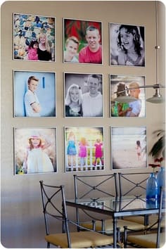 square photo wall Square Photo Canvases
