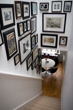 staircase photo wall Staircase Photo Gallery