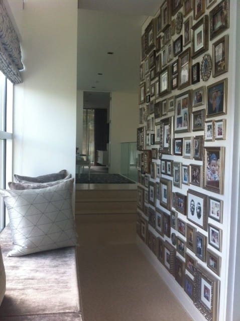 wall with lots of photos Lots of Photos