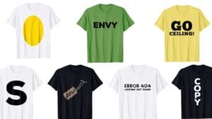 halloween pun costume shirts