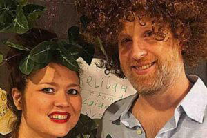 halloween couples costume easy diy bob ross and happy tree