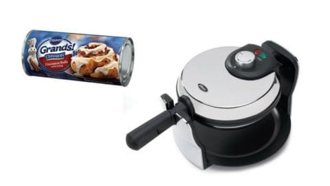 cinnamon roll waffles cinnamon roll waffles waffle maker
