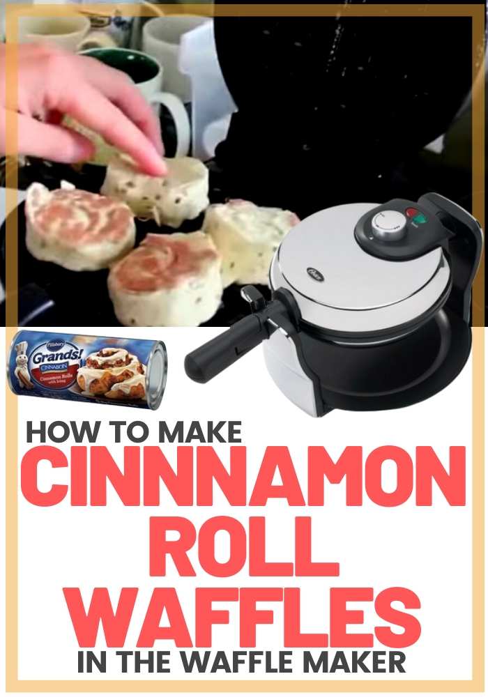 cinnamon roll waffles waffle maker make cinnamon roll waffles in waffle maker