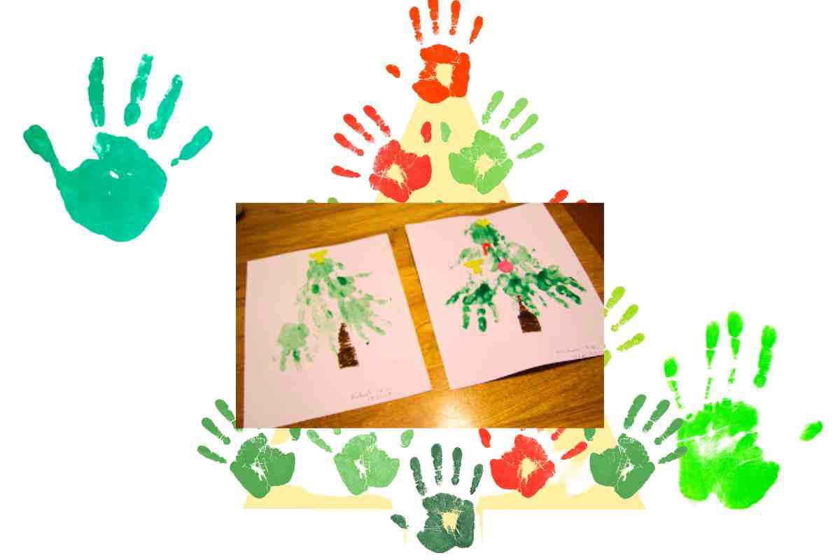 toddler christmas craft handprint tree toddler christmas craft handprint tree
