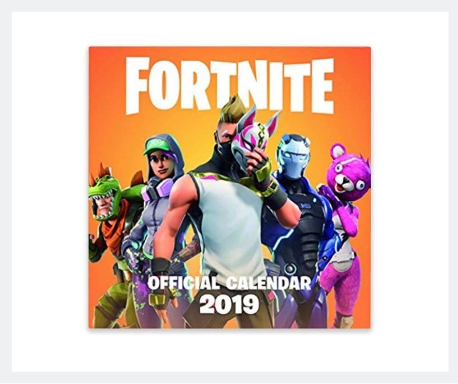 fortnite calendar 2019 - fortnite gift ideas fortnite-calendar