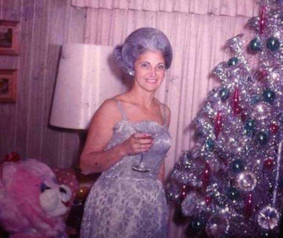 vintage christmas tree photo vintagechristmastreephoto