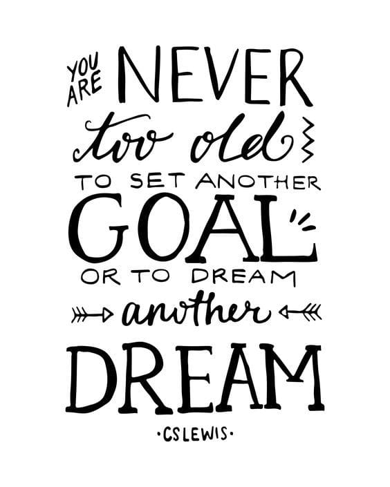 Monday Motivational CS Lewis Quote goal cslewismondayquote