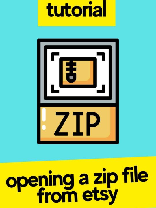 open zip file from etsy tutorial open zip file from etsy tutorial