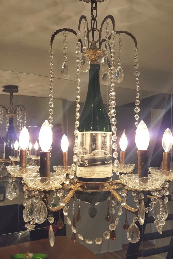 wine bottle chandlier wine chandelier