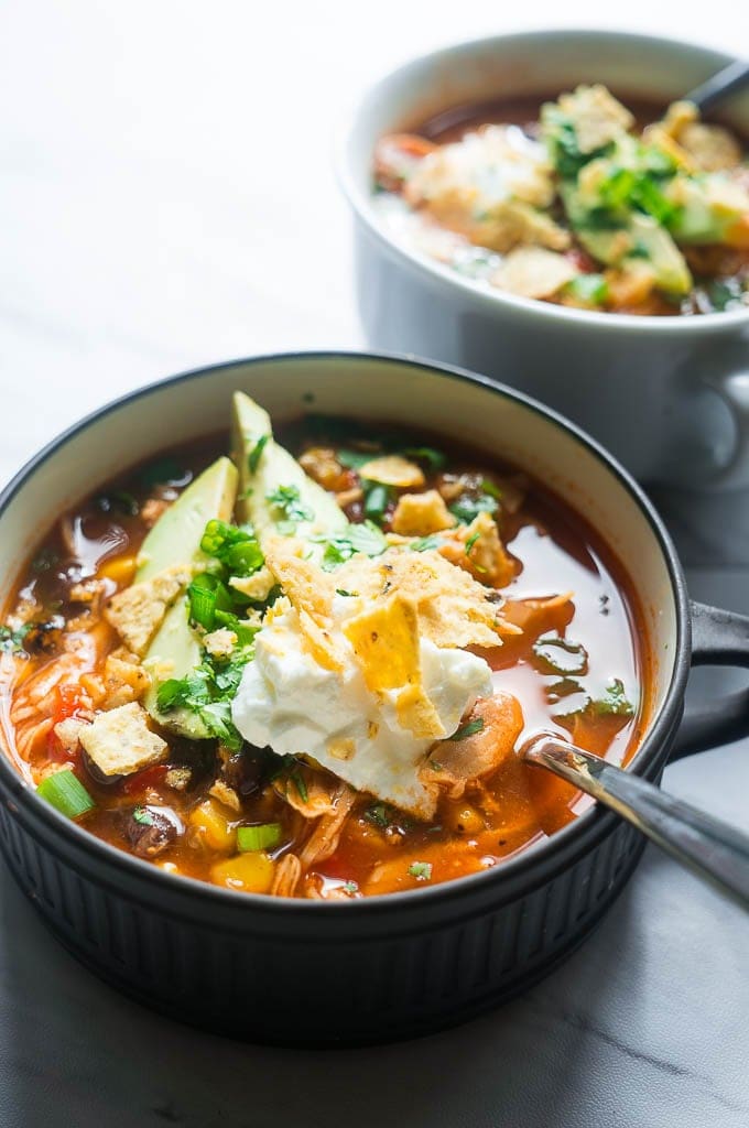 Pressure Cooker Chicken Tortilla Soup 3