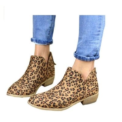ankle booties leopard anklebootiesleopardprintshoes