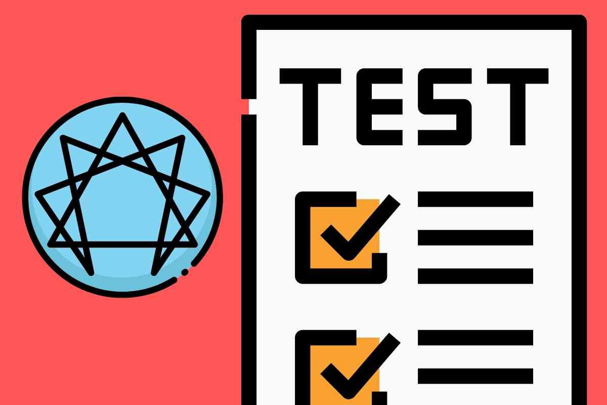 enneagram personality test A graphic of an Enneagram symbol contemplating a personality test checklist, possibly wondering if it’s a Type 1 perfectionist for correcting its own geometric harmony.