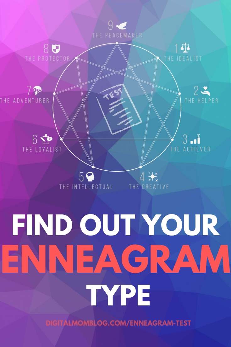 enneagram type Humorous infographic of the enneagram types, inviting you to discover if you're a Peacemaker, Achiever, or maybe just someone who loves taking tests online!