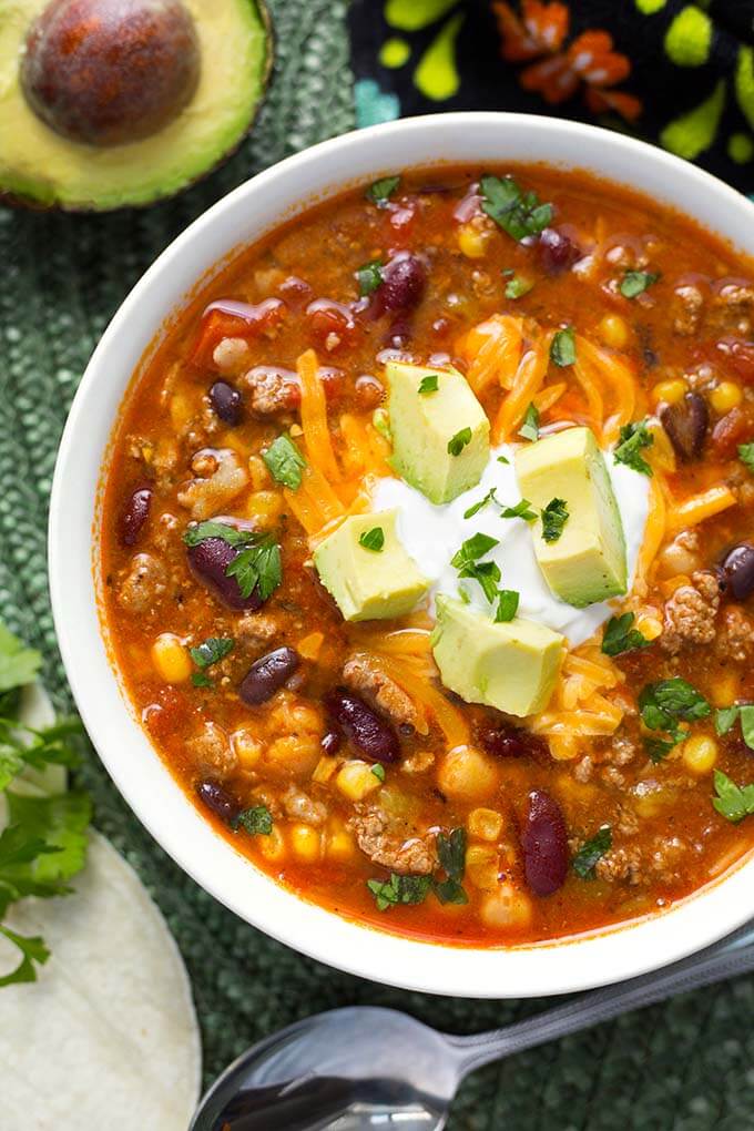 instant pot taco soup