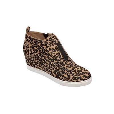 leopard print shoes - wedges leopardprintwedgesneakers