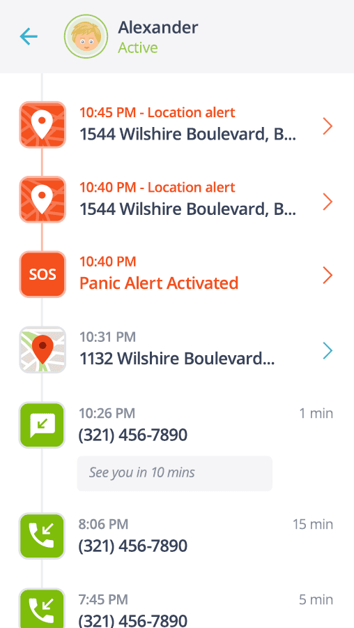 qustodio review panic alert parental controls phone panic-alert-qustodio-review