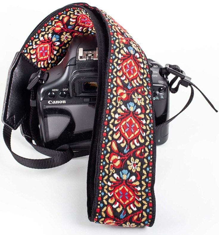vintage camera strap