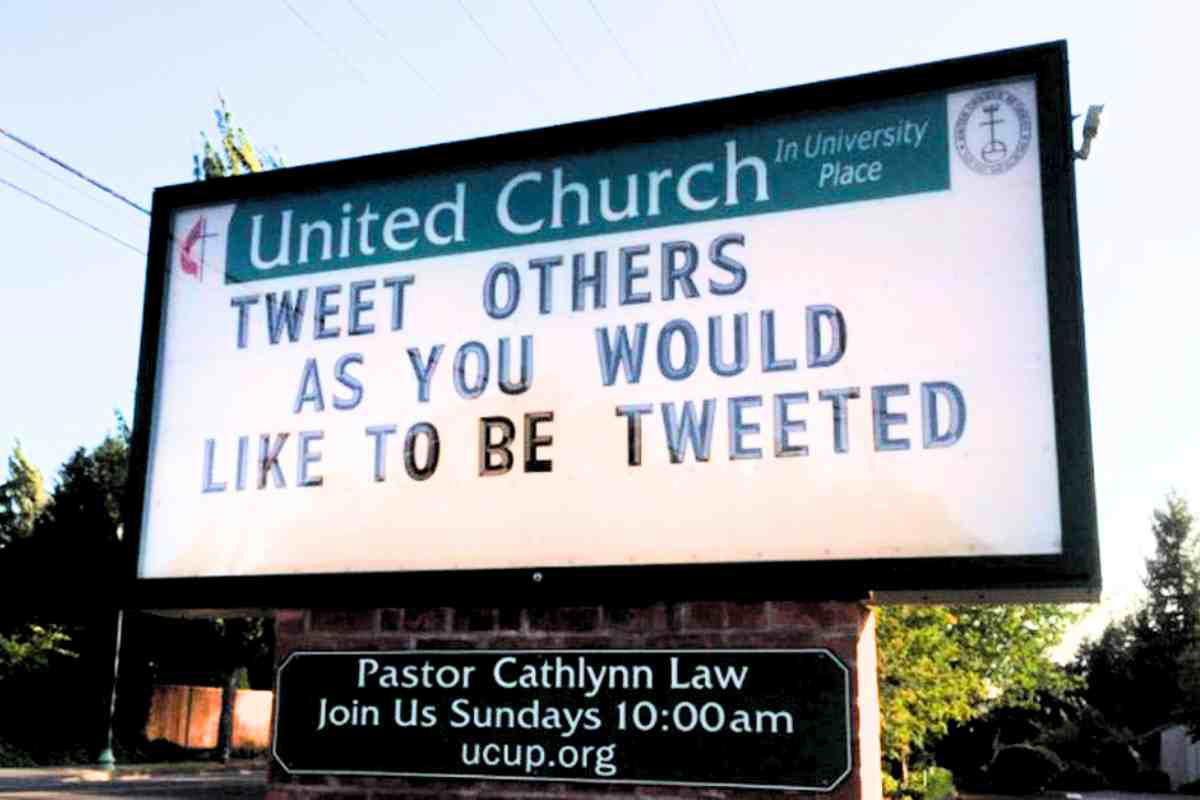 funny sign tweet others as your would be tweeted funny sign tweet others as your would be tweeted