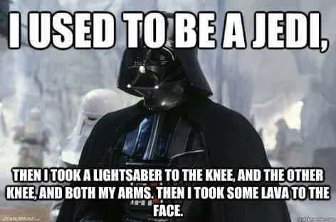 darth vader meme darth meme i used to be a jedi