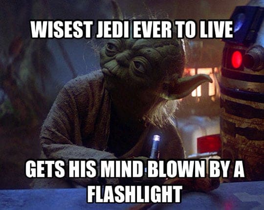 yoda meme jedi flashlight yoda meme jedi flashlight