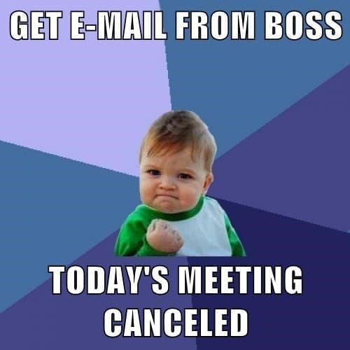 best news no meetings best news no meetings