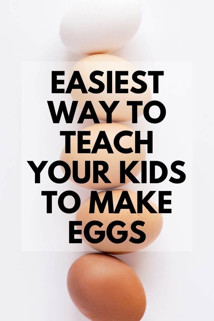 teach kids to make eggs Humorous egg meme showing eggs stacked with text saying, 'Easiest way to teach your kids to make eggs,' poking fun at the simplicity of egg cooking.